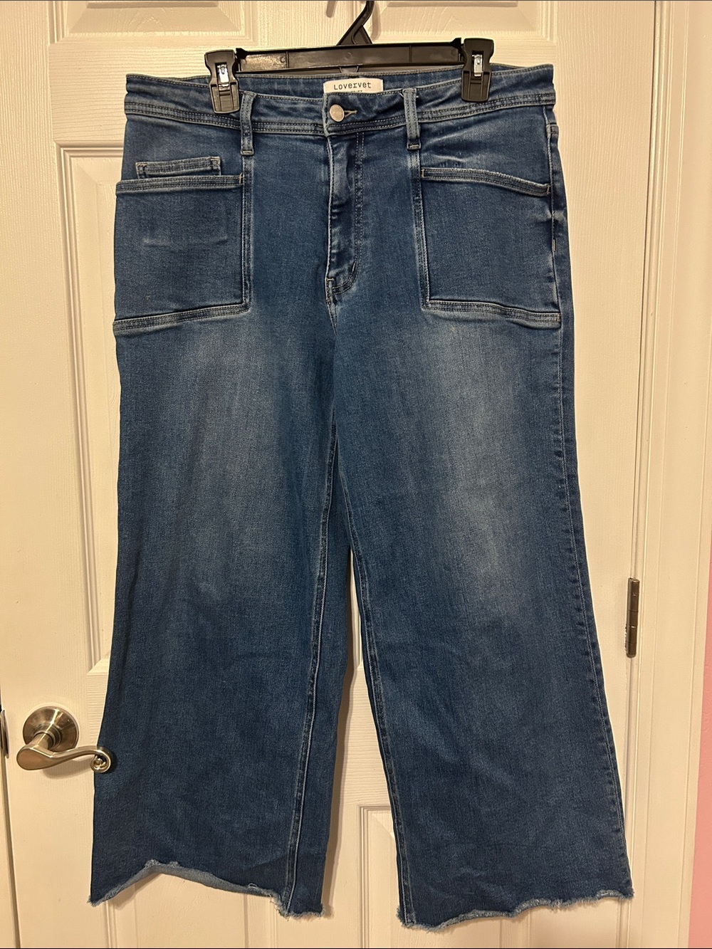 Lovevert Wide Leg Flare Jeans - Indigo Blue